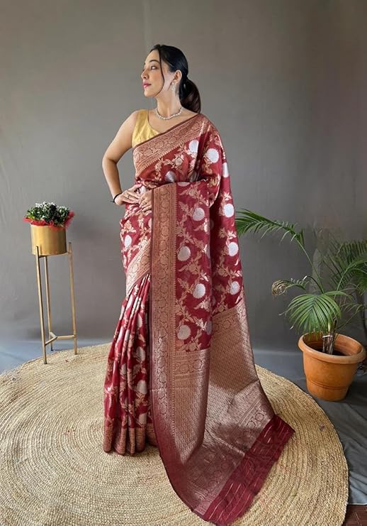Kishoree Banarasi Silk Saree