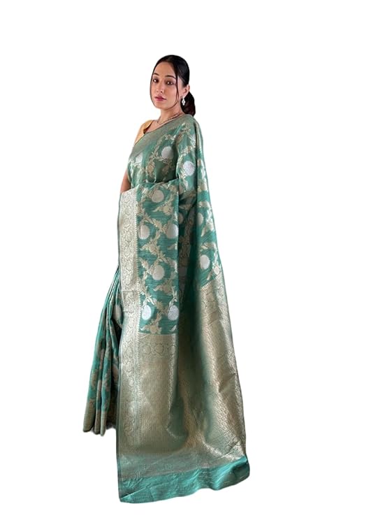 Kishoree Firogi Banarasi Silk Saree