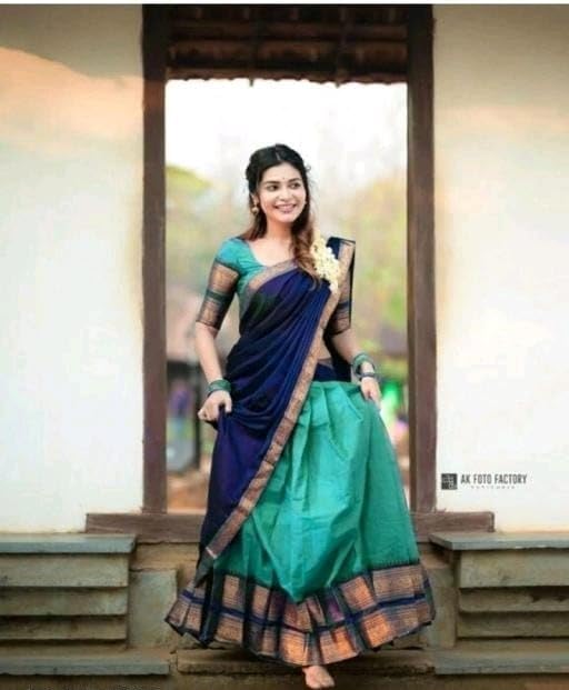South Indian Lehenga Choli in Royal Wedding