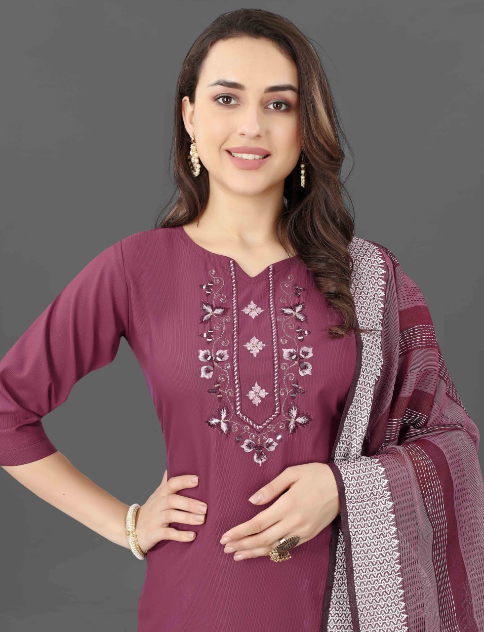 Krishoree's Royal Kurta and Pant Dupatta Set