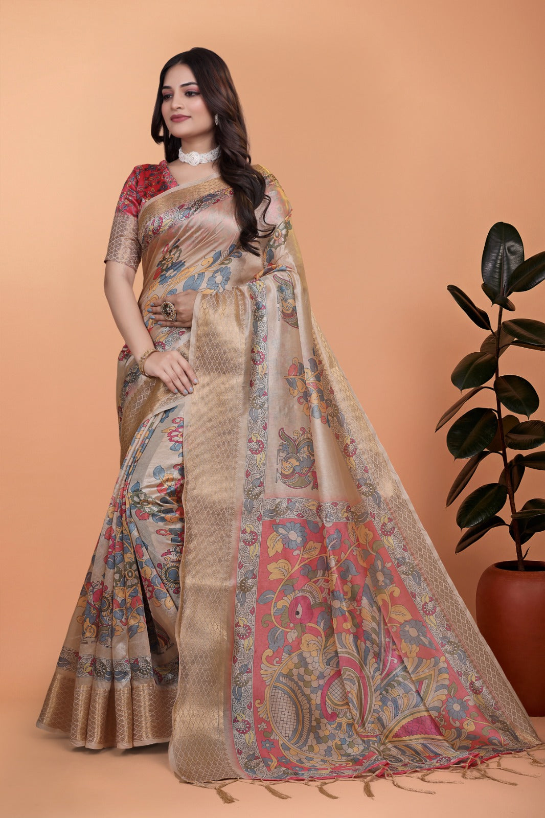 Kishoree Banarasi Silk Saree