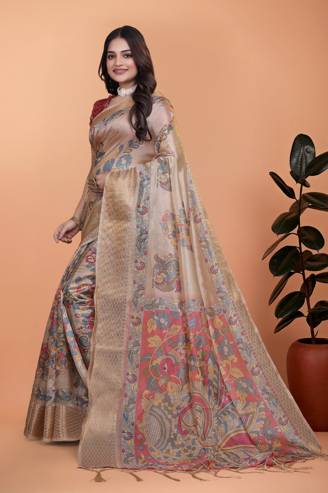 Kishoree Banarasi Silk Saree