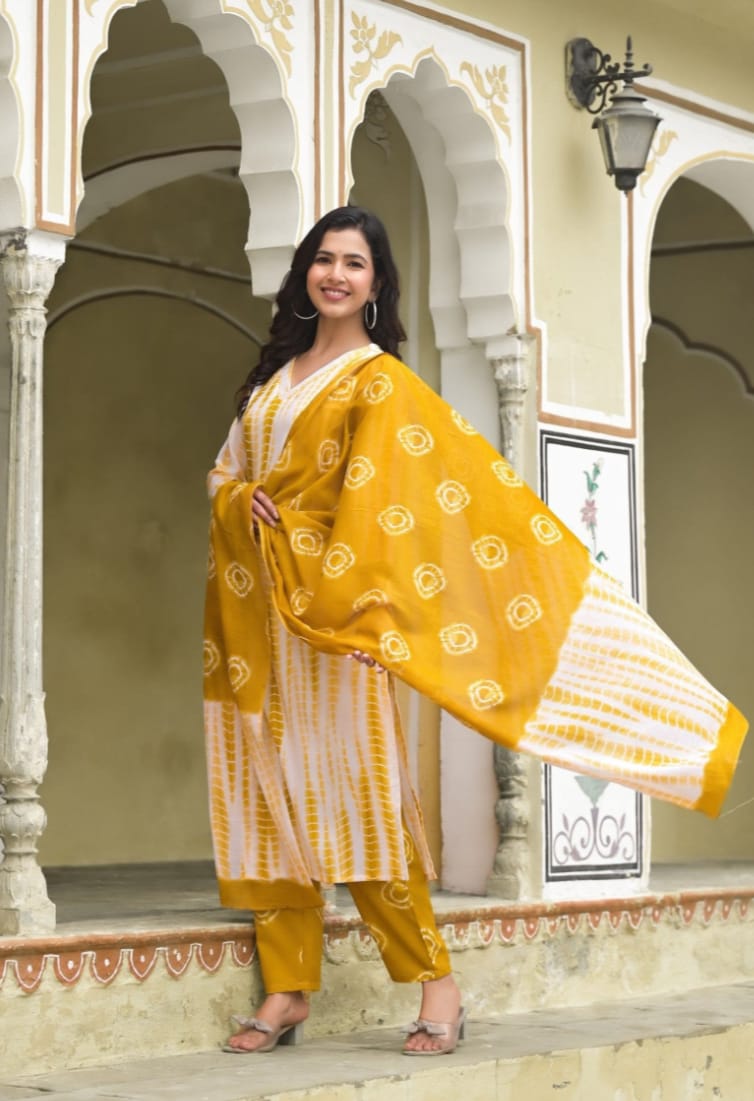 Kishoree's Sunfest Cotton Frock Style.