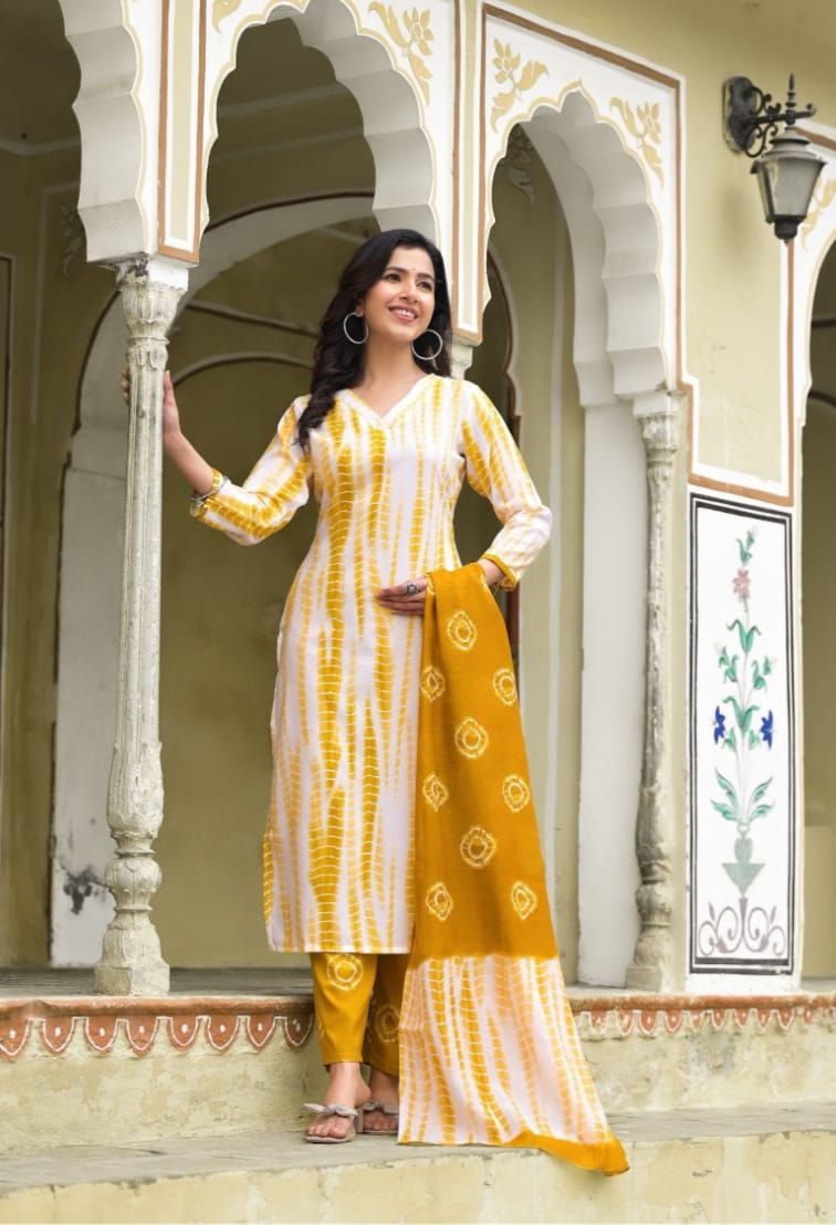 Kishoree's Sunfest Cotton Frock Style.